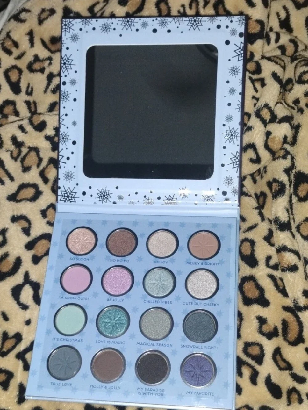 Disney Stitch Purple and Iridescent Eyeshadow Palette
